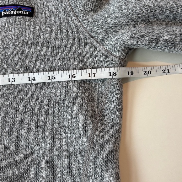 Patagonia Gray Better Sweater Quarter Zip Pullover Size Small - Picture 6 of 9